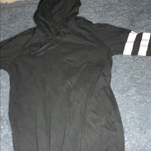 long sleeve shirt with a hood